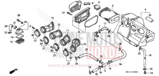 FILTRE A AIR CB1000FR de 1994